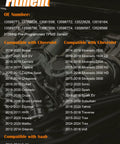 Fitment guide for Preprogrammed TPMS Sensor Tire Pressure Monitoring System Replaces 13598771 with compatible vehicle list.