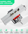 XY Axis Slide Vise AB8301 Multifunction Cross Worktable for Milling and Drilling Machines with adjustable aluminum alloy structure