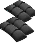 4 Pack Fillable Sand Bags For Umbrella Bases And Patio Stands, Weatherproof Weights For Outdoor Umbrellas, Arched Design