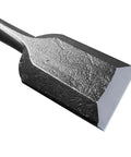 Japanese Wood Chisel 1.65 Inch Wide Blade for woodworking, showing pro-grade carbon steel blade with chamfered edge