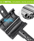 Turn Your Dumbbells Into A Barbell With This Adjustable EZ Curl Bar Adapter, metal construction, durable, for versatile home gym use