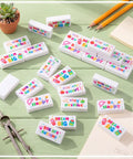 180 Piece Motivational Erasers Bulk For Kids And Classroom Use With Six Uplifting Designs Perfect For Pencils Drawing Back To School