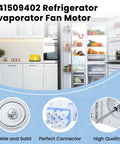 Evaporator Fan Motor For Refrigerator Replacement 241509402 Quiet, Efficient Air Circulation Fits Most Top Name Brands