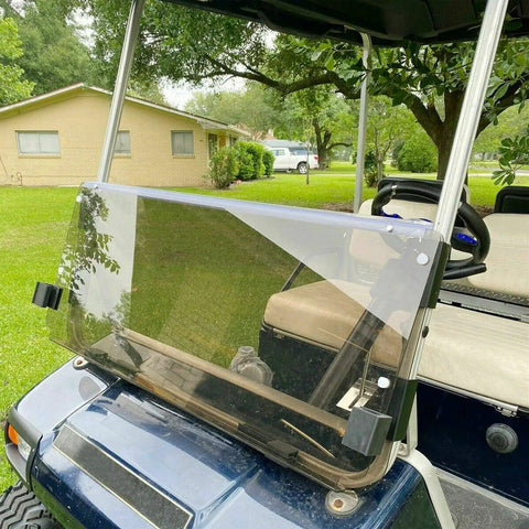 Golf Cart Windshield Mounting Kit For Club Car DS And Precedent Medalist 1994 Up, windshield mounted on cart frame