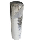 Top Shelf Reflective Insulation Bubble Wrap Roll 48x125ft Silver foil roll for temperature control and energy savings.