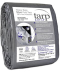Packaged 24 By 36 Ft Heavy Duty Tarp Cover For Outdoor Jobsite And Backyard Protection Waterproof 10 Mil Multi Use
