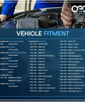 Diagram showing vehicle fitment for New Drop In Alternator SAEJ1171 Compatible With 1981-95 Mercruiser Marine Engines.