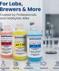 PH Calibration Buffer Set 4.00 7.00 10.00 3 Pack, 250 mL Bottles, NIST Calibrated Color Coded, Lot Numbered and Expiration Dated