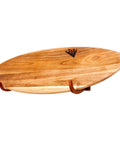 Wood Surfboard Rack For Longboards And Shortboards Indoor Outdoor Wall Mount Display Crafted In Minimal Dark Stained Wood To Turn Your Board Into Art And Keep It Safe At Home Or In The Shop.