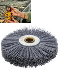 Beefy Deburring Brush For Key Cutting Machines Crimped Wire Wheel Scrub Nylon And Stainless Steel Replacement Carbon Steel