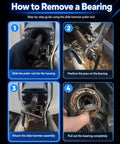 Step-by-step guide using Gimbal Bearing Puller And Installer DIY Kit For Alpha Alpha One MR Bravo OMC Cobra And Volvo Sterndrive Systems