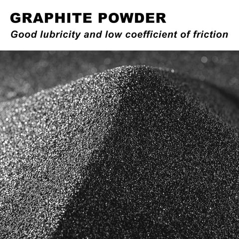 Pure Graphite Powder For Locks And Machinery, 13 Micron Super Ultra Fine Lubricant Powder, Dry Graphite For Locks, close-up texture