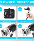 Step-by-step guide for using Handheld Watch Band Pliers Set For Stainless Steel Links Remover Tool With Adjustable Bracelet Length