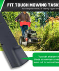 Timecutter 50 Inch Mower Blades Replacement For Toro Timecutter Zero Turn Mowers 50 Deck High Lift Durable Edge blade in mowing scene