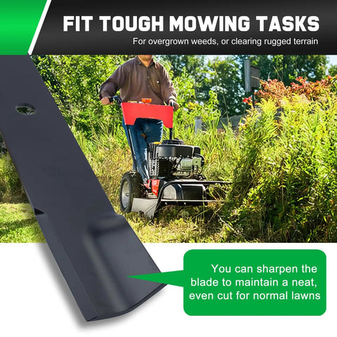 Timecutter 50 Inch Mower Blades Replacement For Toro Timecutter Zero Turn Mowers 50 Deck High Lift Durable Edge blade in mowing scene