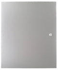 Front view of Built Tough NEMA 1 Medium Hinged Door Wall Mount Enclosure Without Panel In Steel 24 W x 20 D x 8.625 H Inches ANSI Gray 14 Gauge UL CSA Listed Control Instrumentation Cabinet