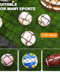 Heavy-Duty Backyard Batting Cage Net 55x12x12ft Weatherproof Polyester Construction suitable for various sports