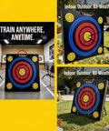 High Density XPE Foam Archery Target 20 Inch Square with scoring rings for recurve and compound bows in both indoor and outdoor settings