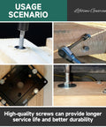 Heavy Duty Lag Bolts For Wood Three Eighths Inch By Four Inches With Washers Stainless Steel 304 Grade Partial Thread Rust Resistant Built To Last Eight Pack used in timber construction, showcasing usage scenarios and durability.