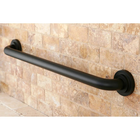 24 Inch Grab Bar In Oil Rubbed Bronze, Manhattan Style Designer Trimscape, ADA Compliant Bathroom Grab Bar With 1.25 Inch Grip