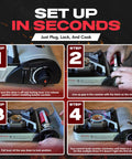 Instructions for setting up Dual Fuel Camp Stove With 4x 8oz Butane Canisters, 12,000 BTU Portable Stove, step-by-step guide