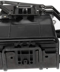 Direct Fit Evaporative Emissions Canister Replacement For Toyota Models Restores Emissions System Performance Clears Check Engine Light And Helps Pass Smog Inspections With OE Style Charcoal Canister For Select Toyota Vehicles, close-up view showing black plastic construction with mounting brackets