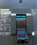 Bulletproof 3 Pole 250 Amp 600V Circuit Breaker For Industrial Electrical Panels LJA36250U33X showing main switch and ratings.