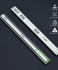 6 Pairs 24 Inch Soft Close Full Extension Ball Bearing Drawer Slides Heavy Duty Side Mount 150 Lb Capacity For Kitchen Cabinets RV Toolboxes image showing zinc plated steel slides