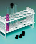Plastic Test Tube And Hydrometer Rack For 12 Tubes Durable Polypropylene Lab Gear Holder Easy To Assemble Chemical Resistant