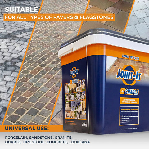Easy No Fuss Polymeric Sand Alternative For Joint Filling In Patios And Walkways Haze Free Wet Application Joint Sand bucket