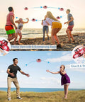 People playing with Mini UFO Drone Spinner With Hand Control Dope Boomerang Flying Fidget Toy 360 Degree Sensor Hover on beach