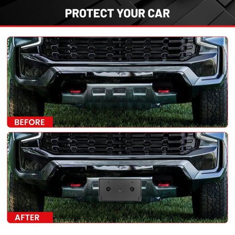 Front License Plate Bracket For 2019 2024 Ram 1500 Not Rebel Model Easy Install With Screws Replacement Part 68274215AE CH1068151