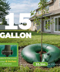 15 Gallon Tree Watering Bags Set Of 4 With Rings Slow Release Water For 1 To 7 Days Deep Root Automatic Drip Irrigation System