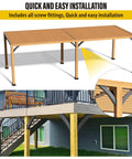 Heavy Duty Arc 45 Degree Angle Support Brackets Built Tough For Gazebos, Decks, Porches, Log Cabins And Other Wood Frame Projects, 4 By 4 Inch, Two Brackets, Outdoor Ready With Rugged Black Powder Coat for deck installation