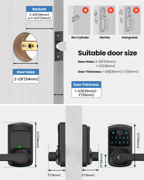 Slick Smart Fingerprint Door Lock With Keyless Keypad Handle Featuring No Sweat Biometric Entry And Legit Fast Access While Leveling Up Your Home Security Setup Today