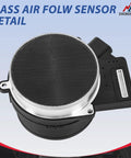 Mass Air Flow Sensor For Chevy Silverado 1500 Suburban Tahoe Cadillac Escalade GMC Sierra Yukon AF10043 2134160 MAF Sensor Compatible Replacement Direct Fit Plug N Play.