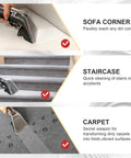 Pro Grade Carpet Extractor Kit For Your Vacuum DIY Friendly cleaning sofa corners, stairs, and carpets with transparent shell nozzle