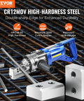 Dude, check out these bad-ass VEVor Electric Rebar Cutter Replacement Blades with CR12MoV steel cutting through rebar.
