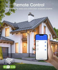 Smart Three Way Light Switch With Wi Fi Works With Alexa And Google Assistant 2 4 GHz Only Neutral Wire Required No Hub Needed 15 Amp Max Schedule Timer FCC Listed 2 Pack White app interface shown on smartphone for home lighting control