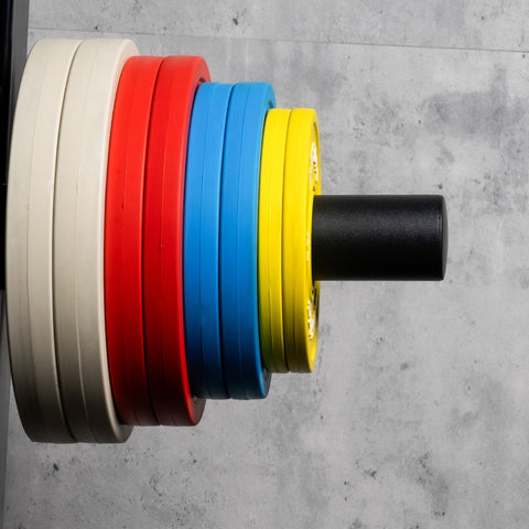 Fractional Weight Plates Set for Incremental Gains on Standard 2 Inch Olympic Bars, 10 Lb Pair with snug fit in gym