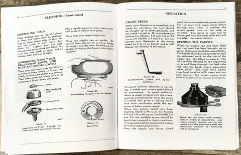 McCormick Cream Milk Separator Operator Manual for 2S 3S 4S 5S DIY Maintenance Guide Built to Last, Factory OEM Authored Service and Parts Manual for Farm Dairy Gear, Clear Hands On Instructions, Save Time and Frustration open pages