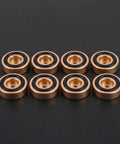 8 Pcs Non Slip Rubber Feet Pads For Chopping Boards And Electronics, With 0.79 Inch Aluminum Alloy Stabilizer Legs on black surface