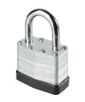 Keyed Alike Laminated Steel Padlocks Pack Of 10 With Short Shackle Hardened Steel Lock Body Brass Cylinders 4 Pin Heavy Duty Security