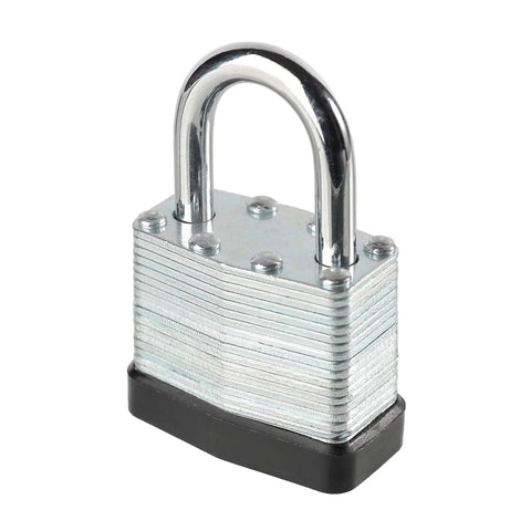 Keyed Alike Laminated Steel Padlocks Pack Of 10 With Short Shackle Hardened Steel Lock Body Brass Cylinders 4 Pin Heavy Duty Security