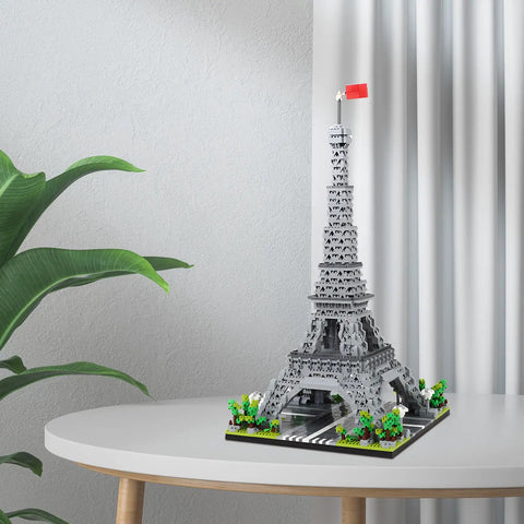 Epic Eiffel Tower Building Block Model Kit For Architecture Lovers A Realistic Paris Landmark Replica With Rich Details And Durable Pieces A Dope STEM Toy Great Gift For Builders And Collectors on table
