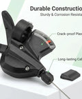 7 Speed Right Thumb Bike Shifter For Smooth Gear Changes with gear indicator showing durable construction