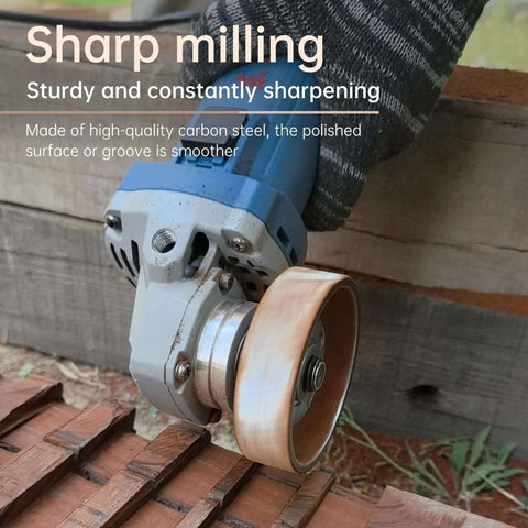 Multi Purpose Wood Carving Disc Kit For Angle Grinder with 4.5 Inch Milling Cutters sharpening wood surface