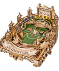 Harry Potter Quidditch Pinball Machine 3D Wooden Puzzle Kit For Adults To Build, mechanical model with detailed Quidditch field.