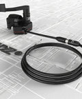 Beefy Heavy Duty Thumb Throttle Cable Assembly For ATV Quad Go Kart And Mini Bike 46.5 Inch Length Seven Eighths Inch Bore 22mm Handle