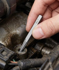 Top Notch Carbon Steel Screw Extractor Set That Crushes Stubborn Bolts And Breaks Stripped Screws With Ease Using Tapered Guides Plus Drill Heads No.1 extractor in rusty engine bolt hole